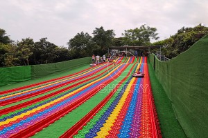 Cheery Rainbow Slide in Romania