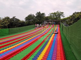 Cheery Rainbow Slide in Romania