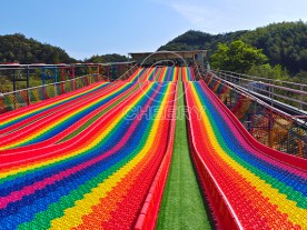 Rainbow Slide In Cambodia