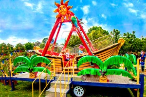 Pirate Ship Ride With Trailer